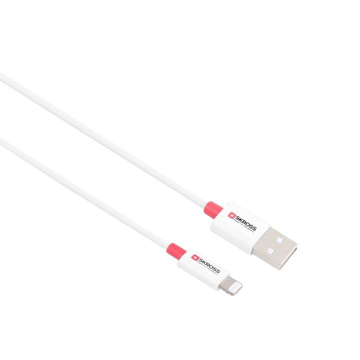 SKROSS Câble (Fiche USB 2.0 de type A, Fiche Lightning, 1.2 m)