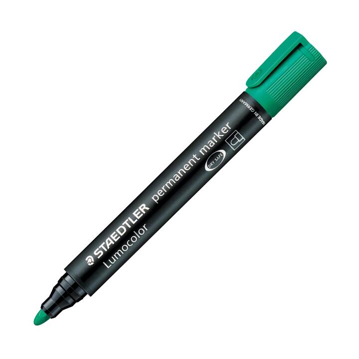 STAEDTLER Pennarello indelebile Lumocolor 352-5 (Verde, 1 pezzo)