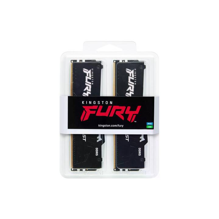 Kingston FURY BEAST DDR5 16GB(8GB×2) KINGSTON FURY Beast (2 x 16 GB, DDR5, 6000 MHz) - Interdiscount