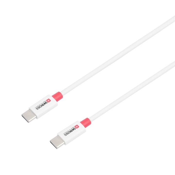 SKROSS Câble (Fiche USB 2.0 de type C, 15 cm)