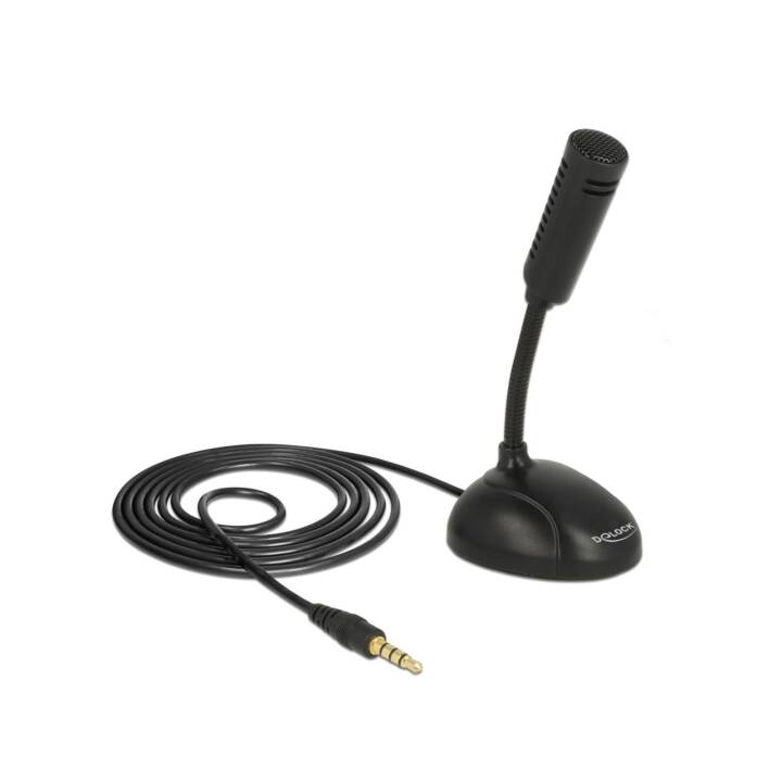 DELOCK Microphone de table (Noir)
