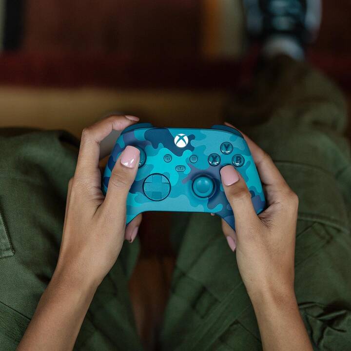 MICROSOFT Xbox Wireless Controller Mineral Camo Special Edition (Camuffamento, Blu)