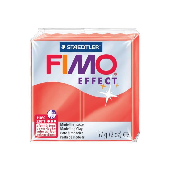 FIMO Pasta per modellare Effect (57 g, Rosso)