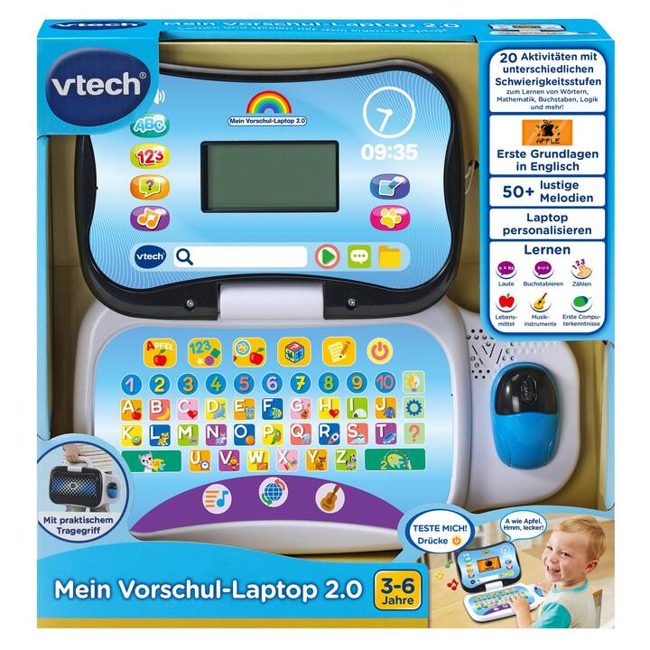 VTECH Ordinateurs d'apprentissage Mein Vorschul-Laptop 2.0 (DE)