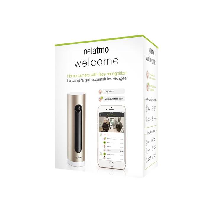 NETATMO Telecamera di rete NANSC01-EU (4 MP, Bullet, MicroUSB, RJ-45)
