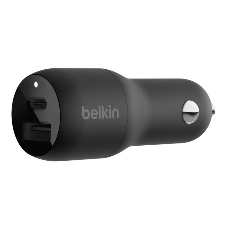 BELKIN Kfz Ladegerät (37 W, Zigarettenanzünder, USB Typ-C, USB Typ-A)