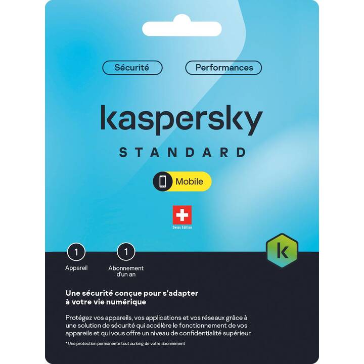 KASPERSKY LAB Standard Mobile-Edition (Licence, 1x, 12 Mois, Français)