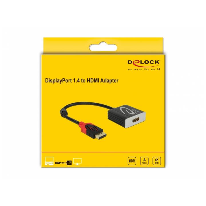 DELOCK 65207 Adaptateur vidéo (DisplayPort)