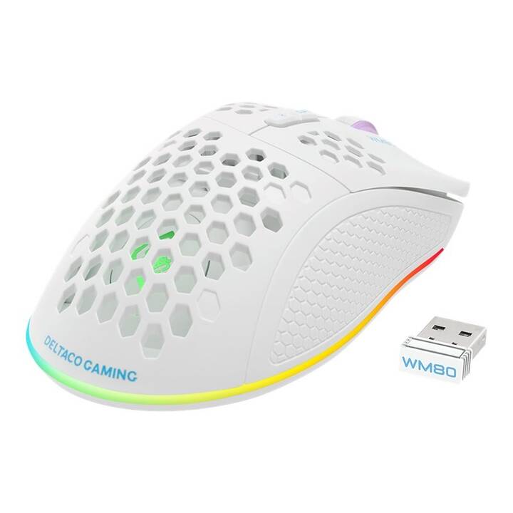 DELTACO WM80 Mouse (Cavo e senza fili, Gaming)