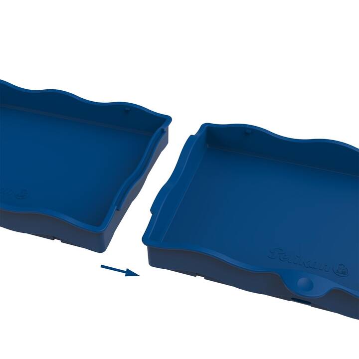 PELIKAN Wasserbecher (6.6 cm x 18.6 cm, Blau, Weiss, 4 Stück)