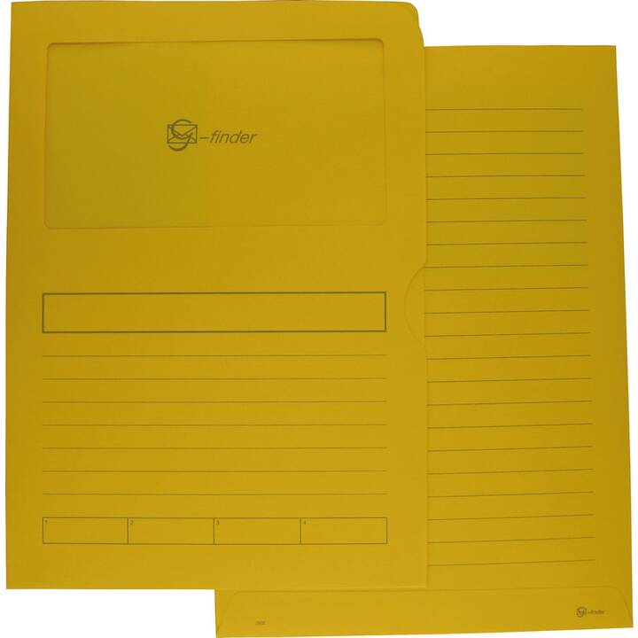 GÖSSLER Organisationsmappe (Gelb, A4, 100 Stück)