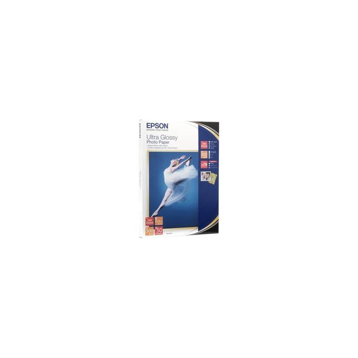 EPSON Ultra Glossy Papier photo (50 feuille, 130 x 180 mm, 300 g/m2)