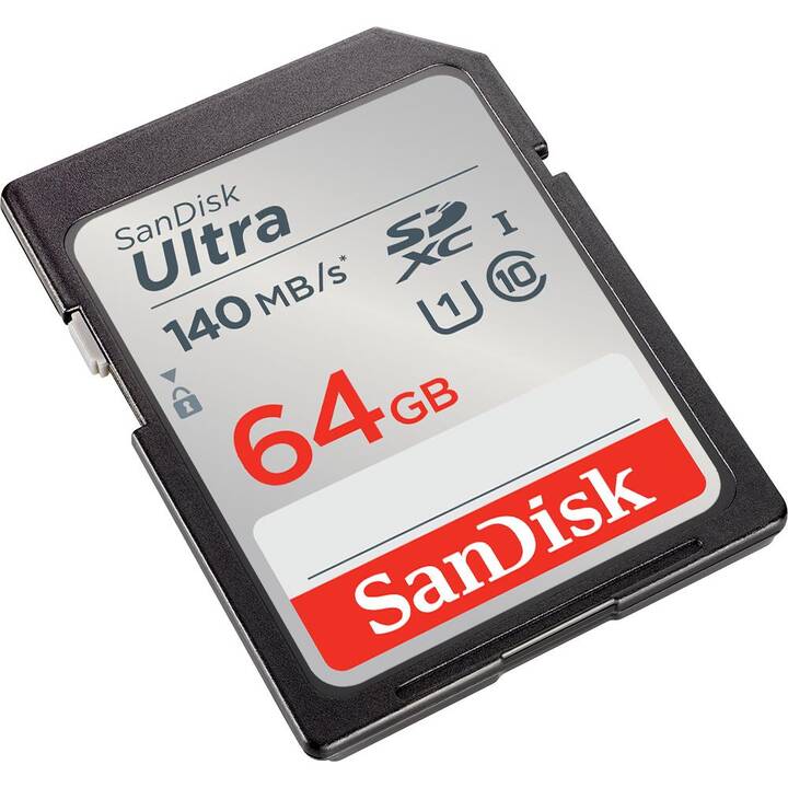 SANDISK SDXC Ultra (Class 10, 64 Go, 140 Mo/s)