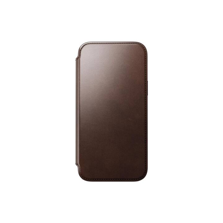 NOMAD GOODS Flipcover Modern Horween (iPhone 15 Pro Max, Rouille brun)