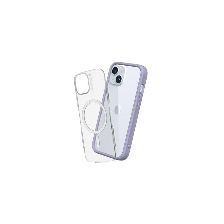 RHINOSHIELD Backcover MagSafe Mod NX (iPhone 15 Plus, Lavender, Transparente)