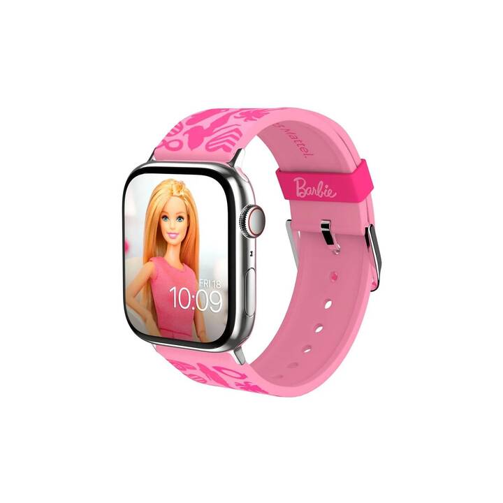 MOBY FOX Barbie Armband (Apple Watch Series 7 / Series 2 / Series 5 / Series 8 / Series 1 / Series 3 / Series 4 / Series 6, Pink)