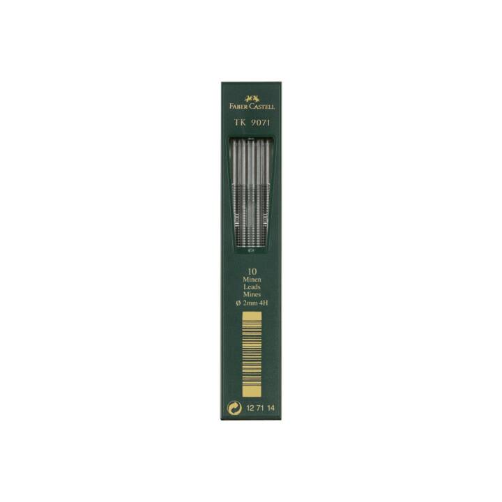 FABER-CASTELL Mine per matite (Nero, 10 pezzo)