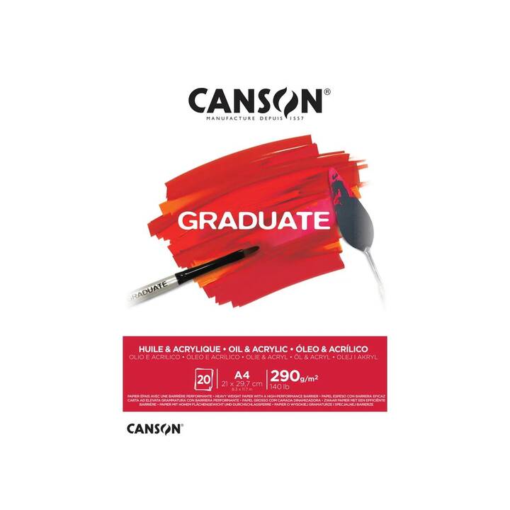 CANSON Carta per pittura Graduate (A4)