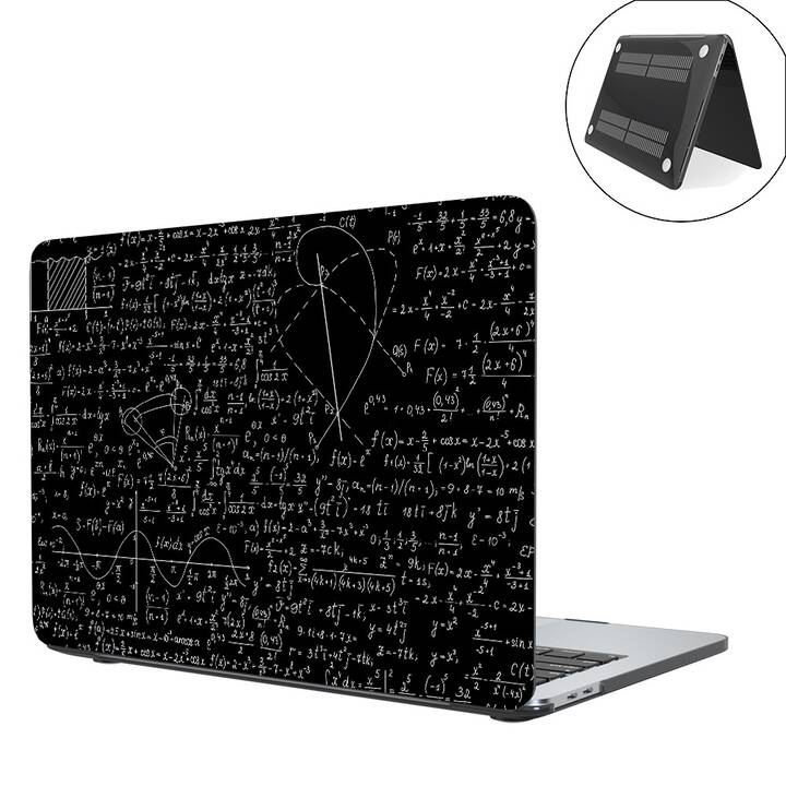 EG Hülle für MacBook Air 13" (Apple M1 Chip) (2020) - Schwarz - Mathematik