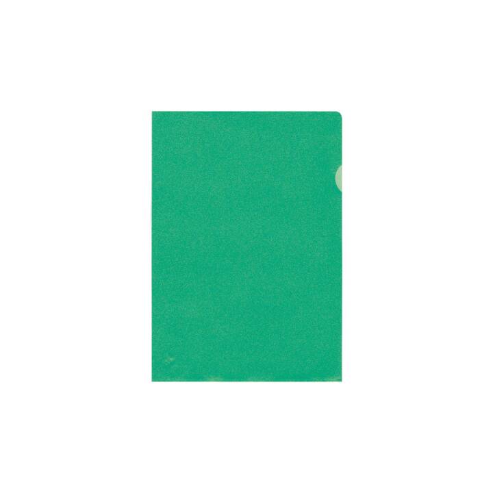 BÜROLINE Cartellina trasparente (Verde, A4, 10 pezzo)