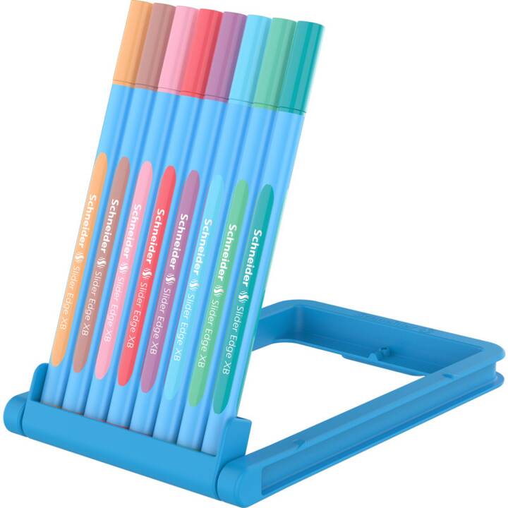 SCHNEIDER Kugelschreiber Slider Edge (Lila, Blau, Blush, Rosa, Orange, Mint, Blaugrün, Rot)