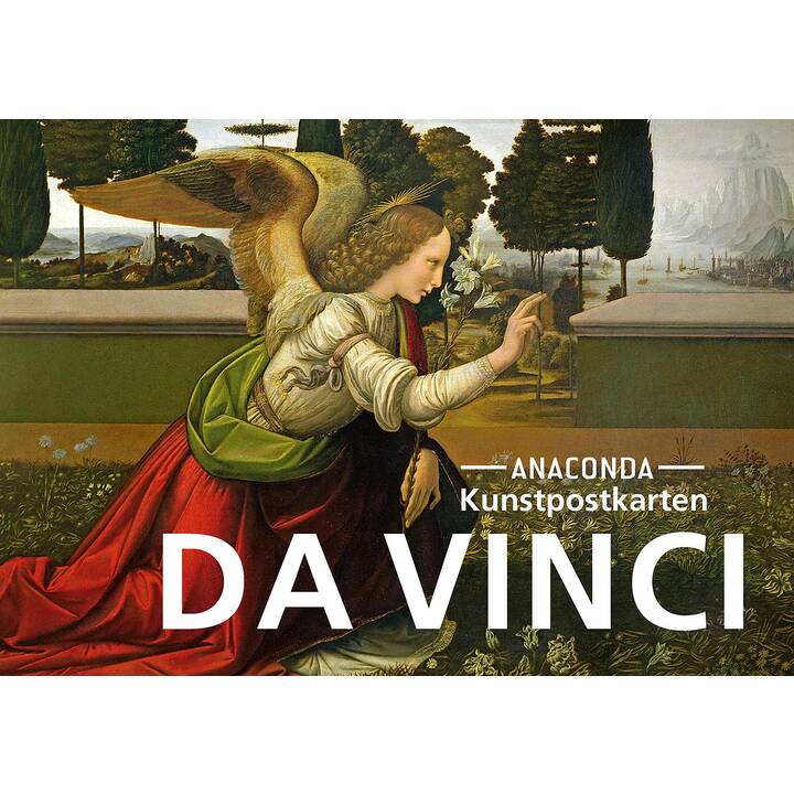 ANACONDA VERLAG Cartolina Leonardo da Vinci (Universale, Multicolore)