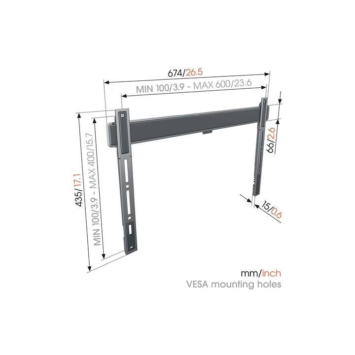 VOGEL'S Support mural pour TV TVM 5605 (40" – 100")