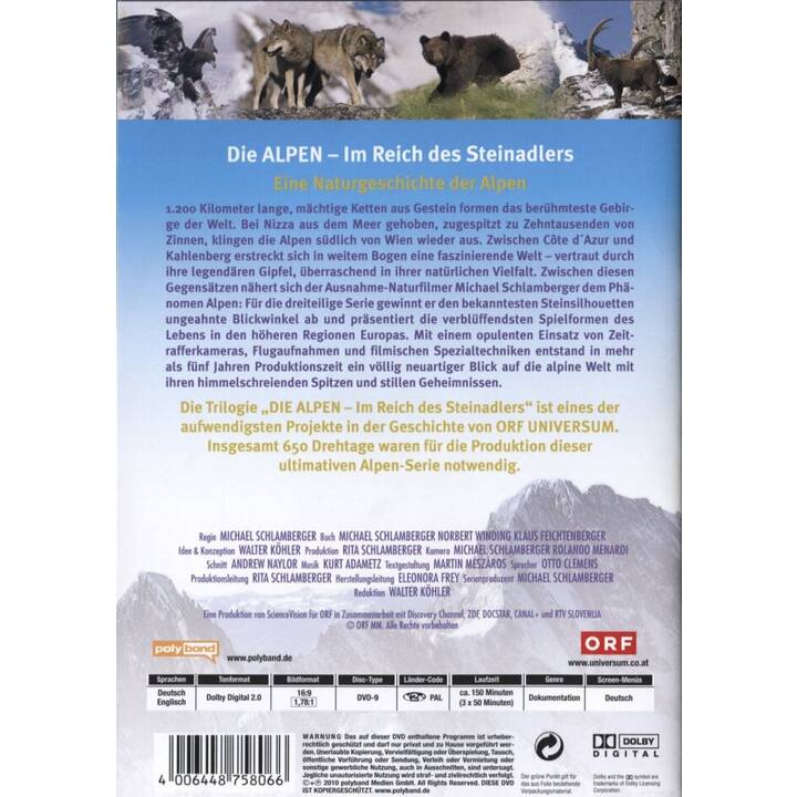 Die Alpen - Im Reich des Steinadlers (EN, DE)
