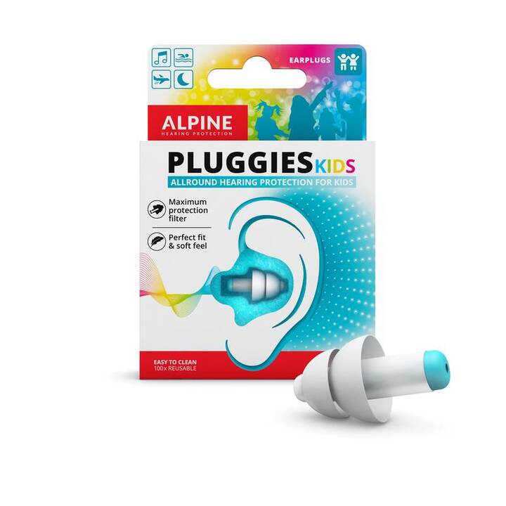 ALPINE Tappi per le orecchie Kids Pluggies (Blu)