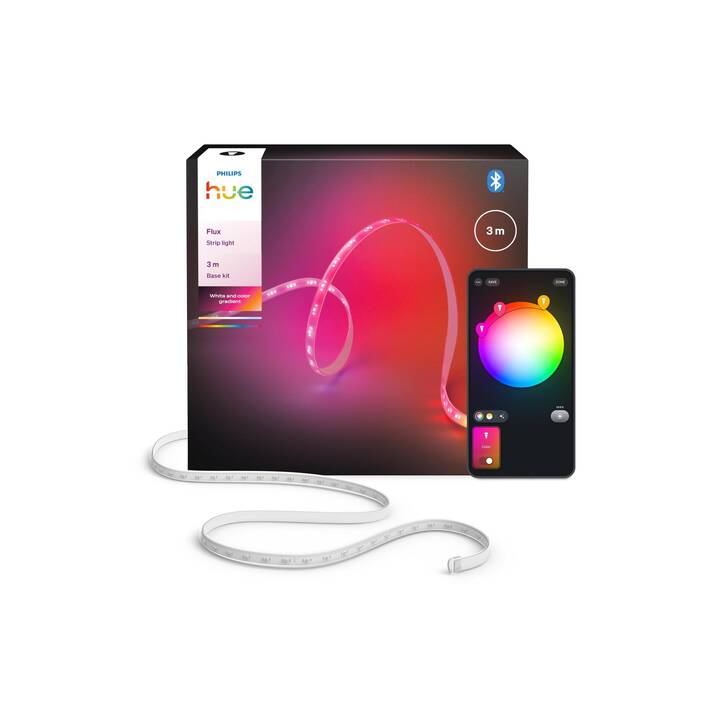 PHILIPS HUE Flux Gradient LED Light-Strip (300 cm, 1200 lm) - Interdiscount