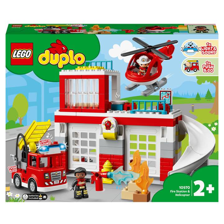 LEGO DUPLO La caserne et l’hélicoptère des pompiers (10970)