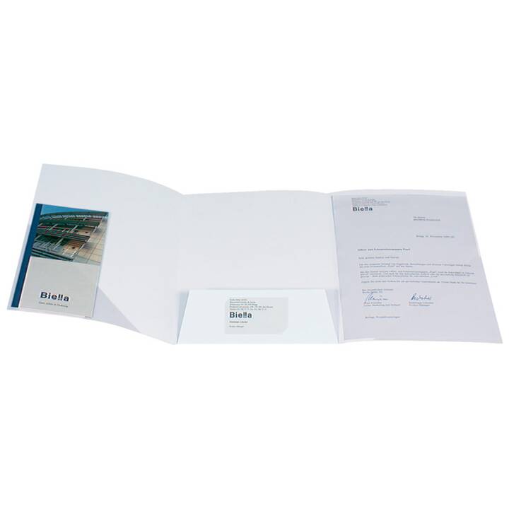 BIELLA Dossier de candidature Pearl 3 (Blanc, A4, 1 pièce)