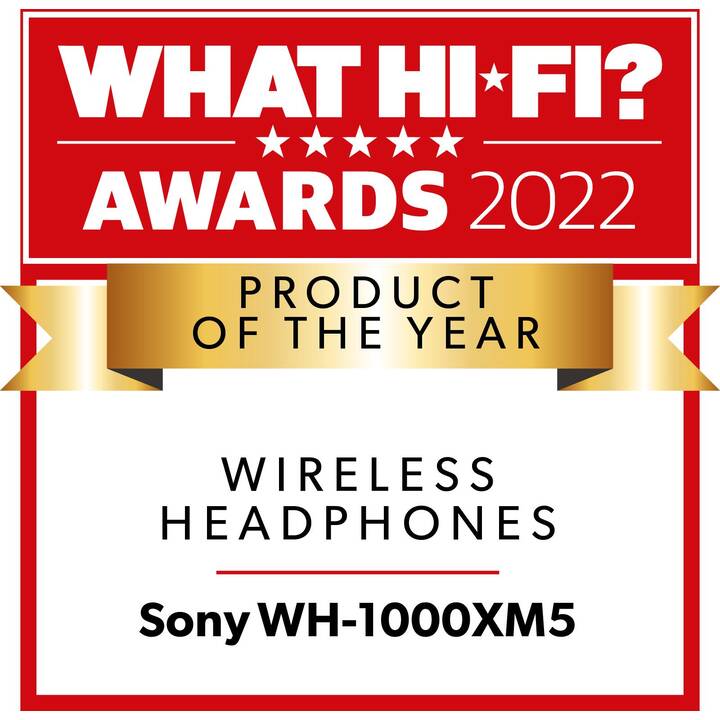 SONY WH-1000XM5 (Over-Ear, ANC, Bluetooth 5.2, Silber)
