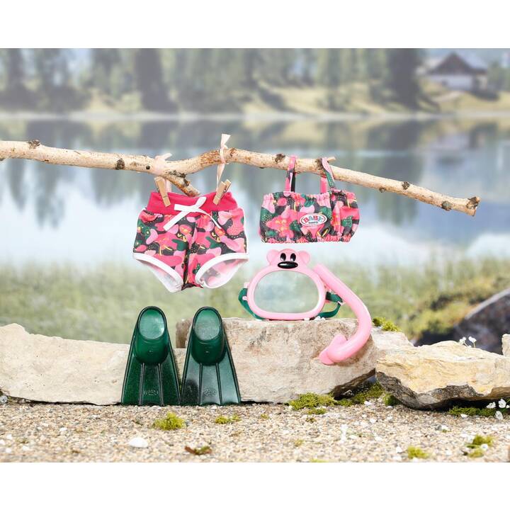 ZAPF CREATION Snorkeling Vêtements de poupée (Vert, Rose, Multicolore)