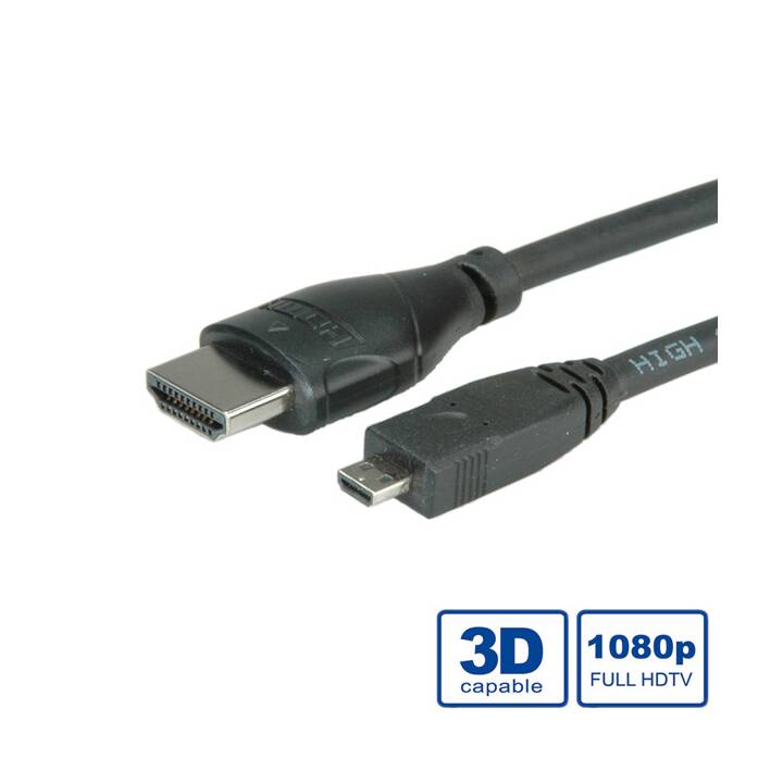 ROLINE HDMI avec câble Ethernet - 2 m