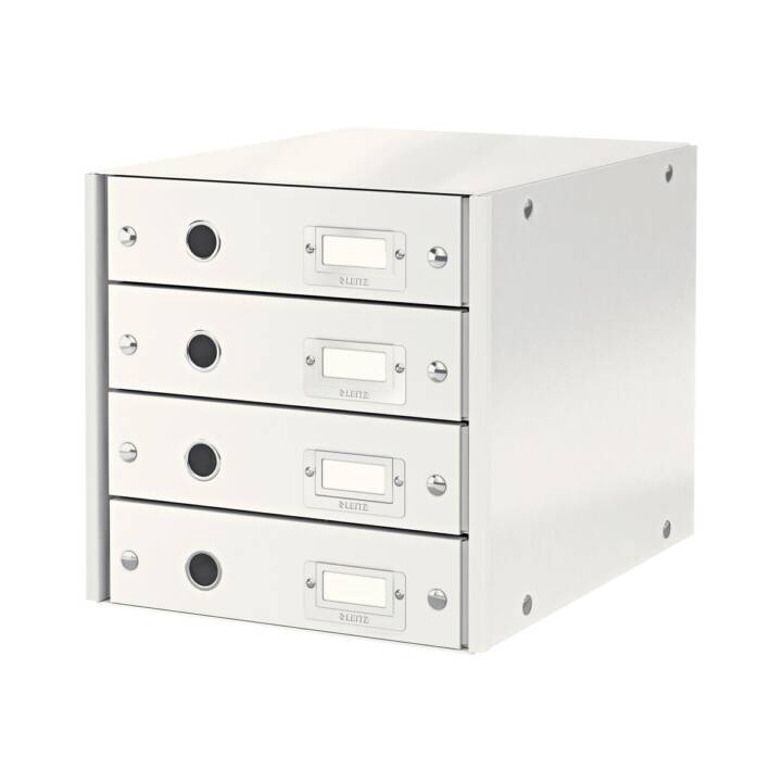 LEITZ Büroschubladenbox Click&Store (A4, 251.0 mm  x 59.0 mm  x 330.0 mm, Weiss)