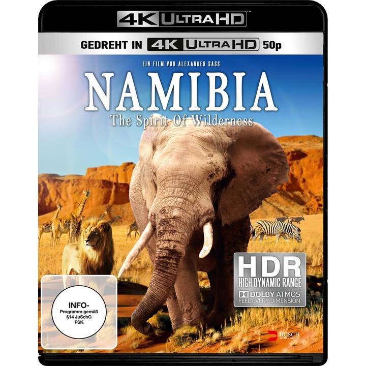 Namibia - The Spirit of Wilderness (4K Ultra HD, DE, EN)