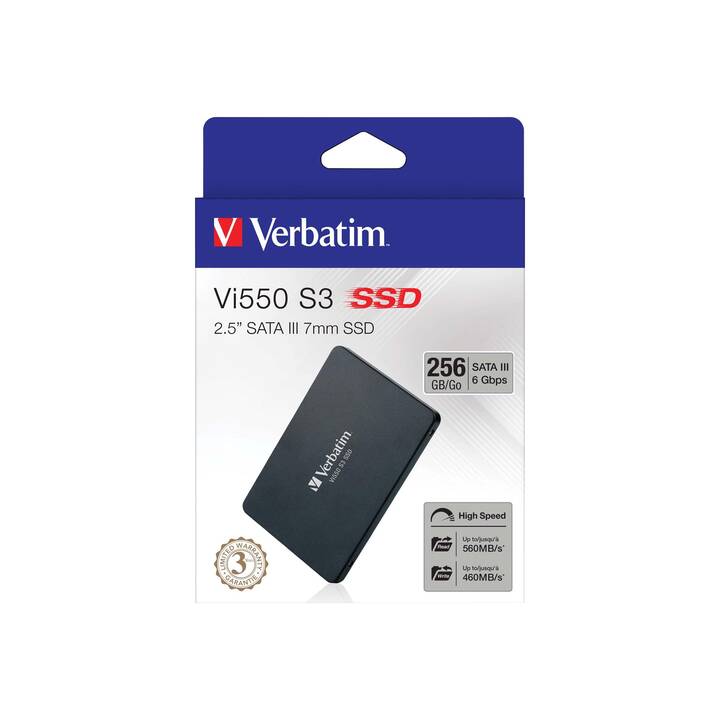 VERBATIM Vi550 (SATA-III, 256 GB)