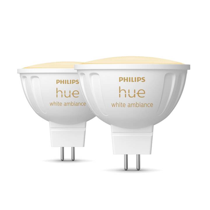 PHILIPS HUE Lampadina LED MR16 Duo (GU5.3, Bluetooth, 5.1 W)