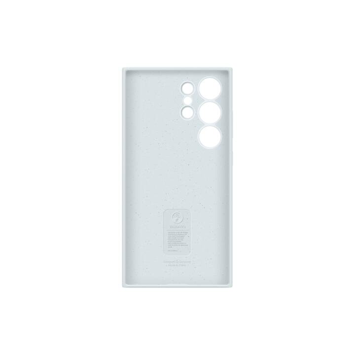 SAMSUNG Backcover Silicone (Galaxy S24 Ultra, Bianco)