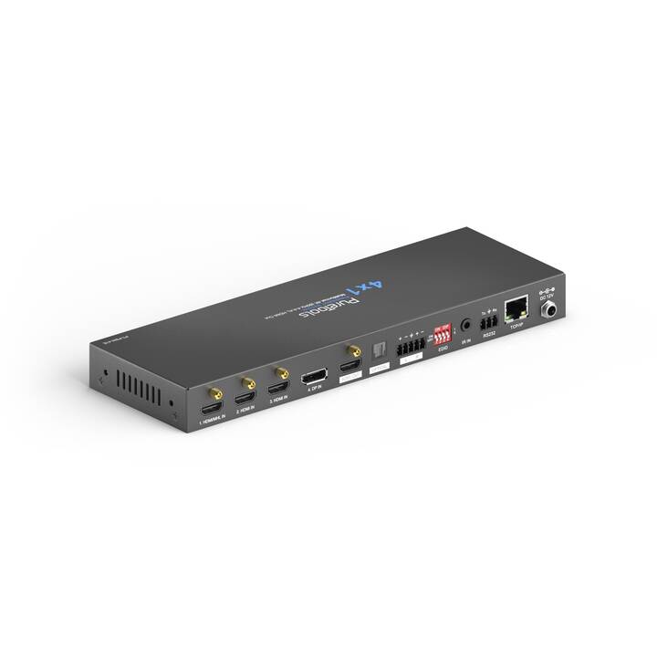 PURELINK PT-PSW-41E Convertisseur vidéo (RS-232, Jack 3.5 mm, Infrarouge, RJ-45, 3 x HDMI Typ A)