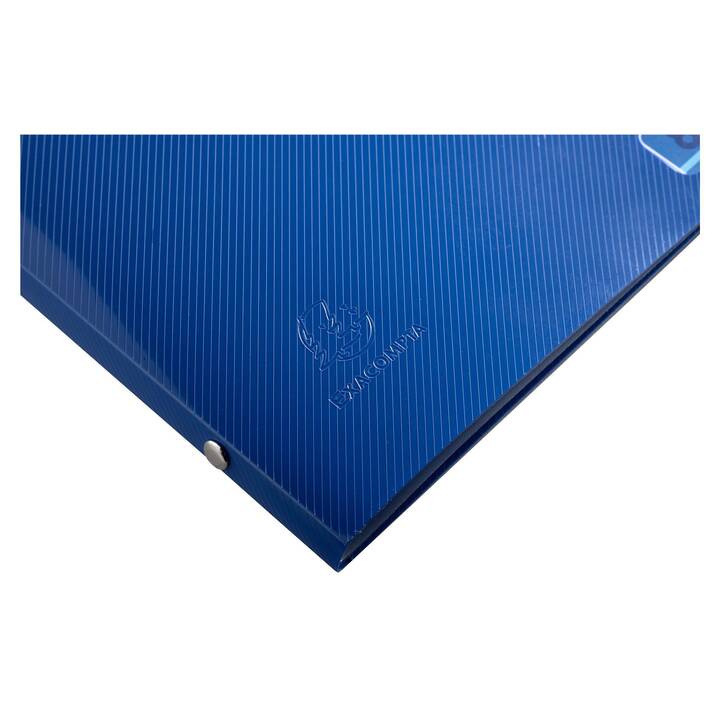 EXACOMPTA Cartellina con elastico (Blu marino, A4, 1 pezzo)
