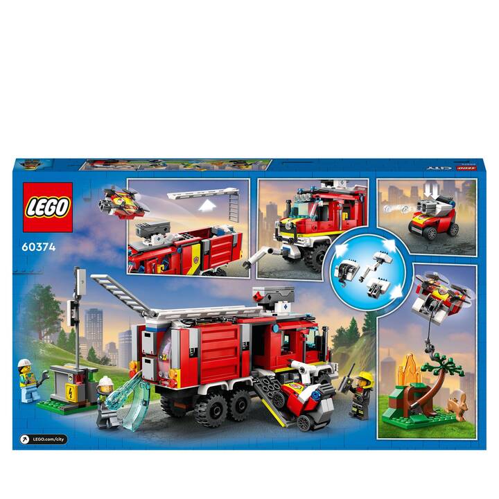 LEGO City Le Camion d’Intervention des Pompiers (60374)