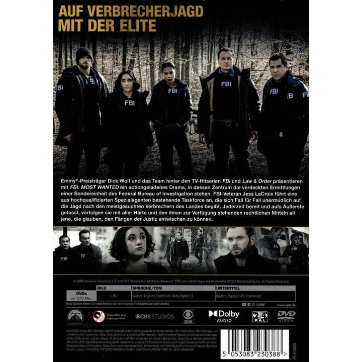 FBI: Most Wanted Staffel 1 (DE, EN, FR)