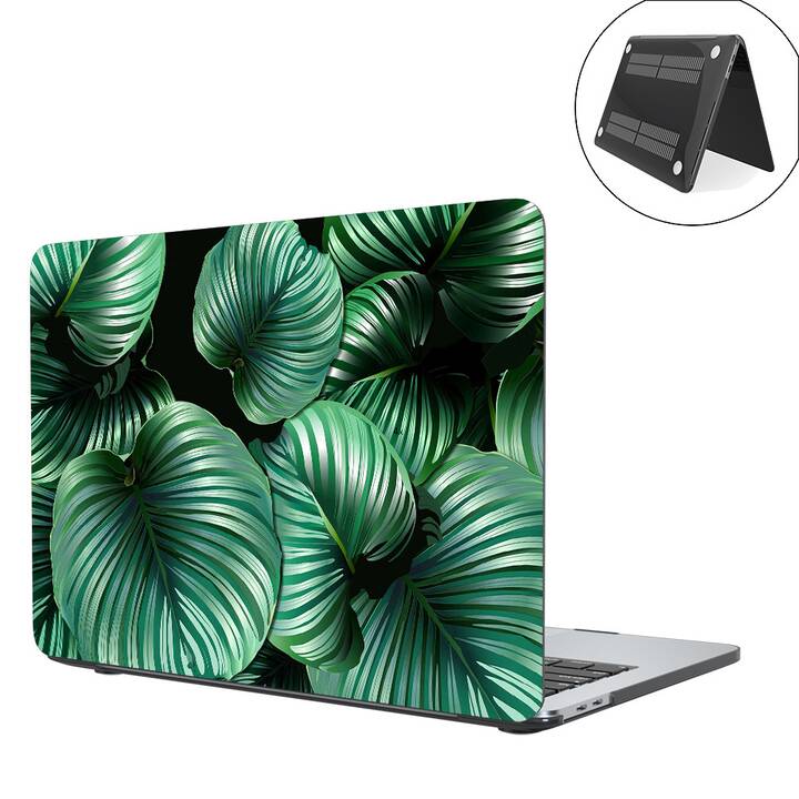 EG cover per MacBook Pro 13" (2019) - verde - foglie