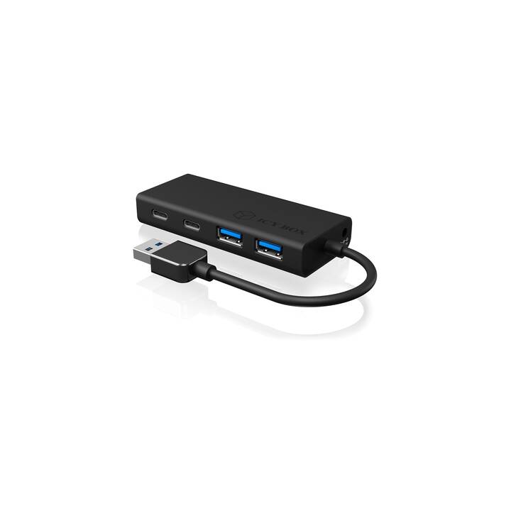 ICY BOX IB-HUB1426-U3 (4 Ports, USB Type-C, USB Type-A)