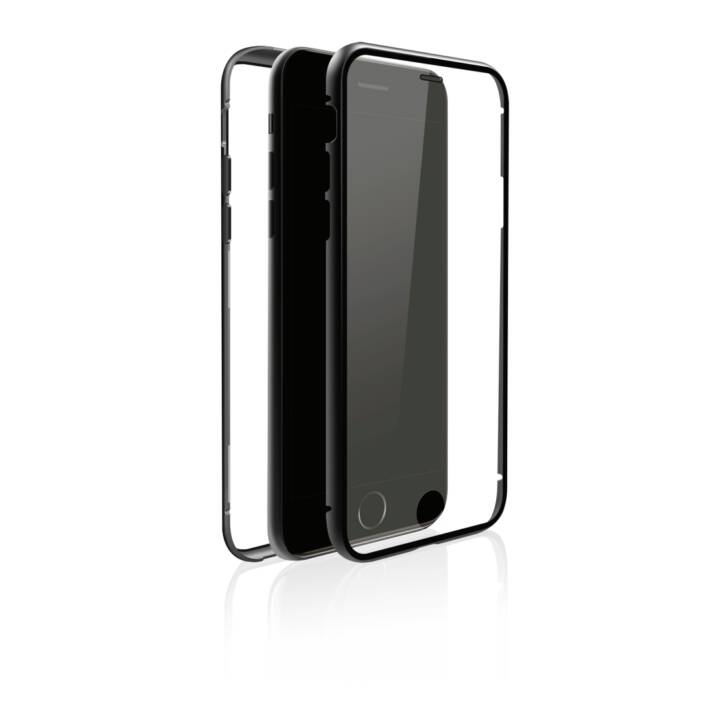 BLACK ROCK Coque rigide 360 (iPhone 8, iPhone 7, Transparent, Noir)