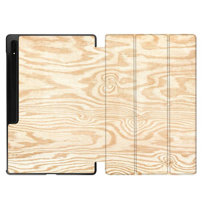 EG cover per Samsung Galaxy Tab S8 Ultra 14.6" (2022) - Marrone - Venatura del legno
