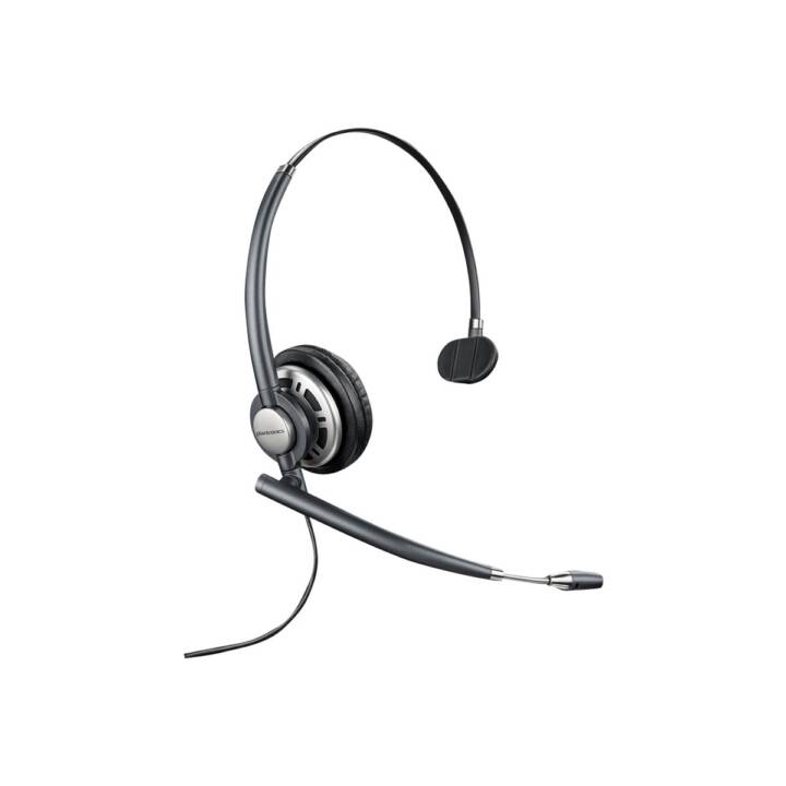 PLANTRONICS Office Headset EncorePro HW710 (On-Ear, Kabel, Schwarz)