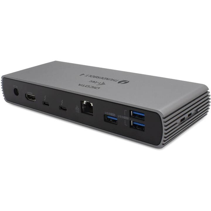 DICOTA Stazione d'aggancio D32006-CH (HDMI, USB 3.1 di tipo A, 2 x Thunderbolt 4)